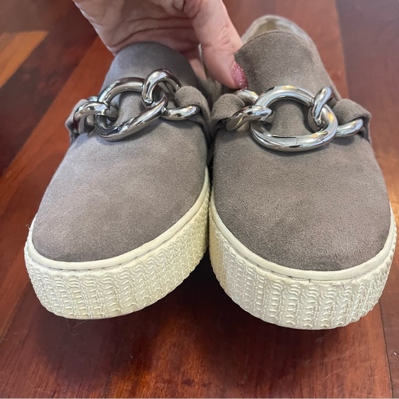 Splendid Smokey Roberta Suede Slip On Platform Chunky Loafer Sneaker Size 8 - Picture 9 of 10